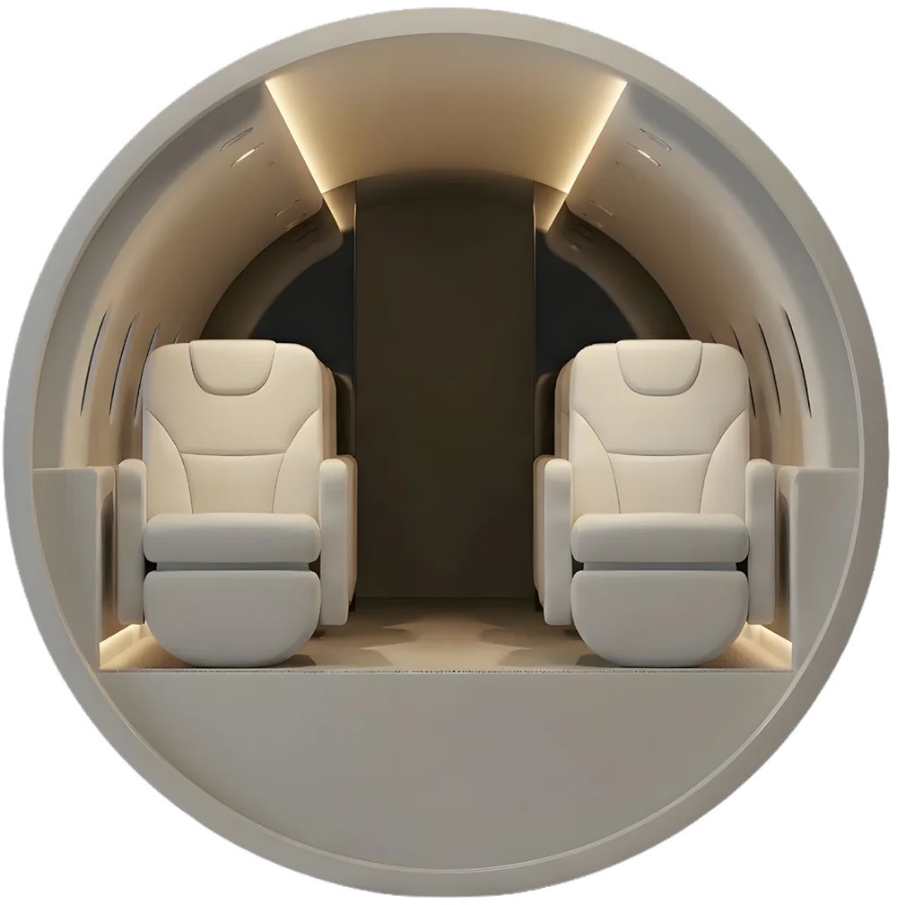 N870TX cabin cross section